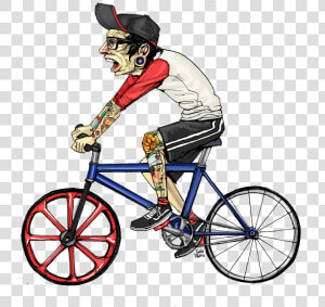 Montando Bicicleta Png Png  Transparent Png