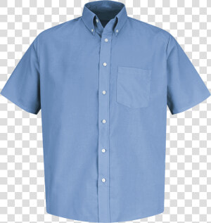 Men S Short Sleeve Easy Care dress Shirt   Light Blue Short Sleeve Shirt Mens  HD Png Download