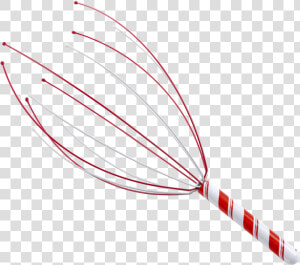 Striped Red And White Handle Holiday Head Massager   Head Massager Transparent Background  HD Png Download