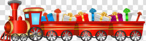 Christmas Train Transparent Png Clip Art Image   Christmas Train Clipart  Png Download