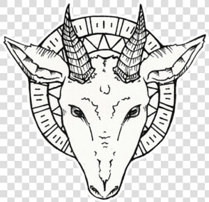 Cult Of The Nazarene   Devil Goat Head Transparent  HD Png Download