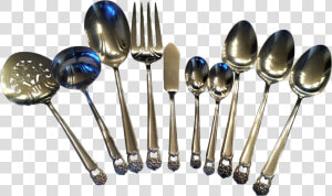 64piece 1950s Eternallyyours Silver plate Flatware   Silver  HD Png Download