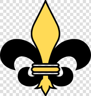 Fleur De Lis Outline   Gold Fleur De Lis Clip Art  HD Png Download