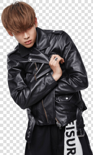 Got7 Bambam Black Leather Vest   Bambam Got7 Edit Png  Transparent Png