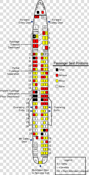 American Airlines Flight 230 Seating Chart  HD Png Download