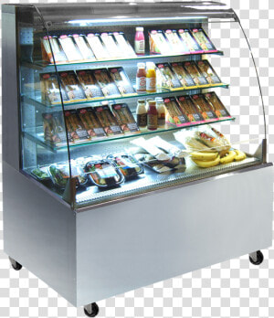 Commercial Glass Grab And Go Refrigerator   Png Download   Refrigerator  Transparent Png