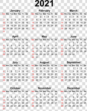 Calendar 2021 Transparent Background Png   2020 Printable Calendar Cute  Png Download