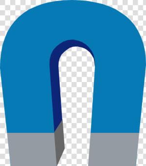 Magnet  Horseshoe  Isolated  Magnetic  Attraction   Blue Magnet Clipart  HD Png Download