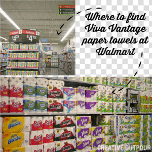 Viva Vantage Paper Towels  Walmart  Tailgating  Razorbacks    Convenience Store  HD Png Download