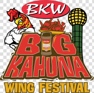 Big Kahuna Wing Festival 2019   Transparent Cartoons   Big Kahuna Wing Festival 2019  HD Png Download