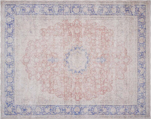 Lucca  Terracotta blue Rug   Carpet  HD Png Download