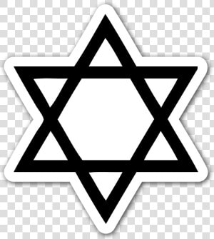 Star Of David Jewish Black   Hexagram Symbol  HD Png Download