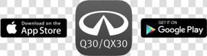 Start Exploring Your Infiniti Q30 qx30   Available On The App Store  HD Png Download