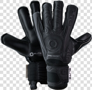 Elite Sport Black Solo Soccer Goalie Gloves   Elite Black Solo Goalkeeper Gloves  HD Png Download