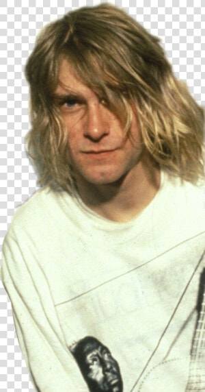  kurt Cobain  nirvana  grunge freetoedit   Kurt Cobain Messy Hair  HD Png Download