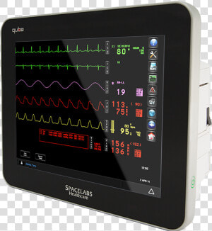 Qube Compact Patient Monitor   Spacelabs Monitor  HD Png Download