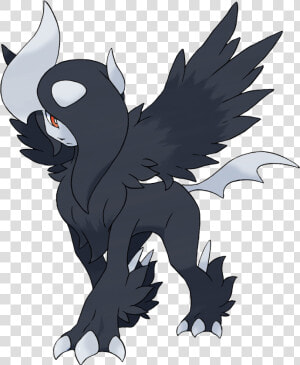 Absol Transparent Dark   Shiny Mega Absol  HD Png Download