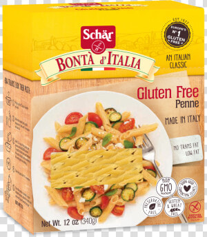 Schar S Gluten Free Penne Pasta  case Of 10  Title   Schar Pasta Gluten Free  HD Png Download