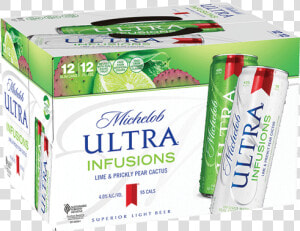 Michelob Ultra Infusions Lime And Prickly Pear Cactus  HD Png Download