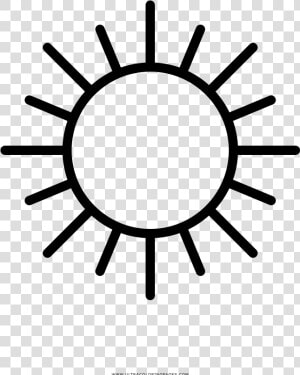 Sun Coloring Page Ultra Pages Pictures   Easy Landscape Coloring Pages  HD Png Download