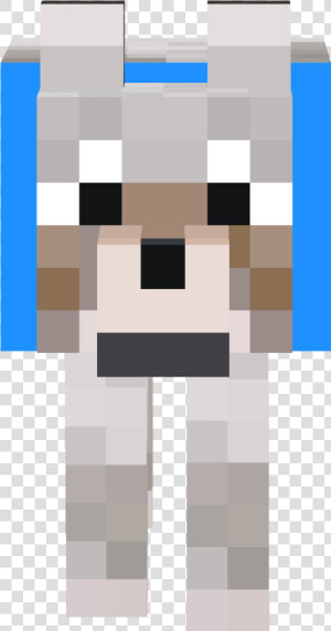 Minecraft Wolf Blue Collar  HD Png Download