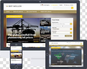 Bny Mellon Responsive Website   Report Cover  HD Png Download