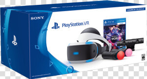 Transparent Playstation Vr Png   Playstation Vr Bundle Vr Worlds  Png Download