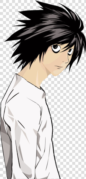 L Death Note Vector   Death Note L Manga  HD Png Download