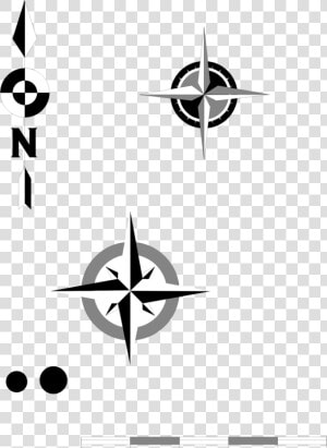 North Compass Rose Cardinal Direction Map   Compass Rose  HD Png Download