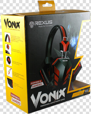 Rexus Gaming Headset Vonix F22   Png Download   Headset Rexus F22  Transparent Png