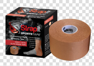 Strapit 38mm Professional Sports Strapping Tape   Brown Strapping Tape  HD Png Download