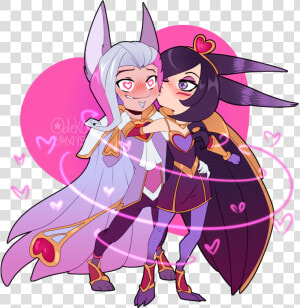 The Perfect Duo Bot For  fllamenaii 💖   Sweetheart Rakan And Xayah Fanart  HD Png Download