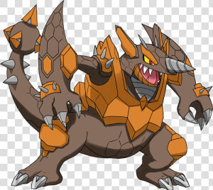 Rhyperior X Aggron  HD Png Download