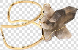 Smokey Quartz Crystal Point Cuff   Belt  HD Png Download