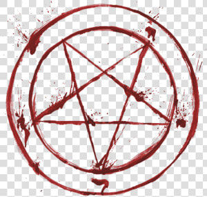  pentagram  which  blood  red   Satanic Pentagram  HD Png Download