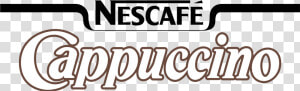 Nescafe Cappuccino Logo Png Transparent   Nescafe Cappuccino Logo  Png Download