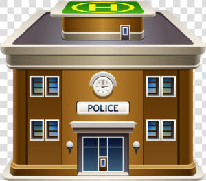 Casas  Palácios E Etc   Transparent Police Station Clipart  HD Png Download