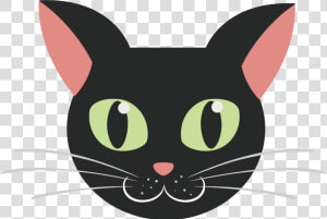 Image Royalty Free Download Kitten Cartoon Transprent   Cartoon Black Cat Face  HD Png Download