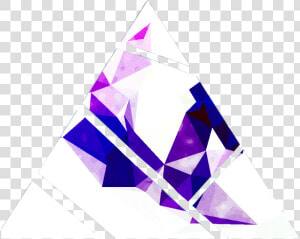  geode  purple  white  galaxy  aesthetic  hipster  mountain   Triangle  HD Png Download