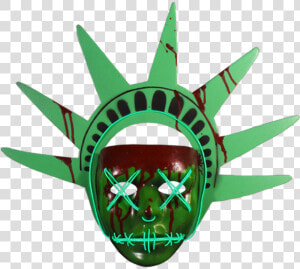 Election Year Lady Liberty Light Up Mask   Lady Liberty Purge Mask  HD Png Download