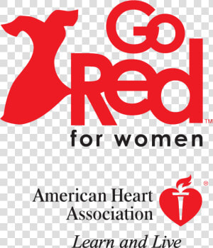 American Heart Association Partnership   Go Red For Women  HD Png Download