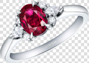 Papillon Ruby And Diamond Ring   Pre engagement Ring  HD Png Download