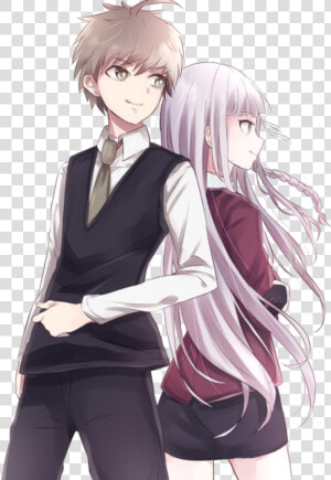  danganronpa  kyokokirigiri  makotonaegi  naegi  makoto   Makoto Naegi  HD Png Download