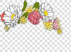 Transparent Snapchat Clipart   Snapchat Filters Png Flowers  Png Download