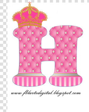 Alfabeto Con Corona Dorada Y Rosa   Princess Alphabet Png  Transparent Png