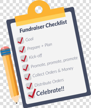 Fundraiser Checklist   Paper  HD Png Download