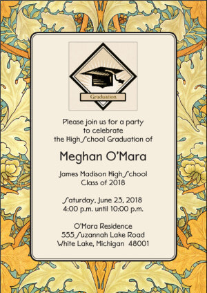 Graduation Party Invitation   Undangan Pesta Kelulusan  HD Png Download