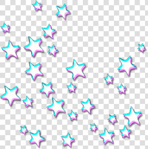  star  stars  aesthetic  neon  night   Stars Aesthetic Stickers  HD Png Download