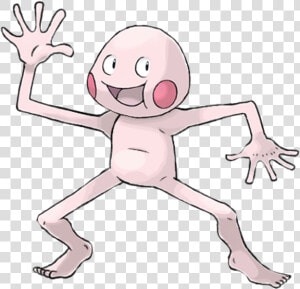 Cartoon Pink Finger Line Art Arm Leg   Peeled Pokemon  HD Png Download