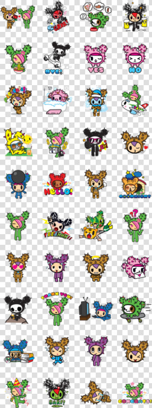 Kawaii Stickers Tokidoki  HD Png Download